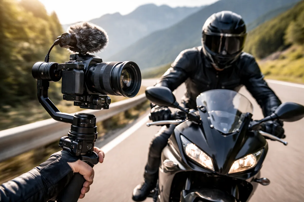 Quel est le meilleur stabilisateur de caméra pour filmer en moto