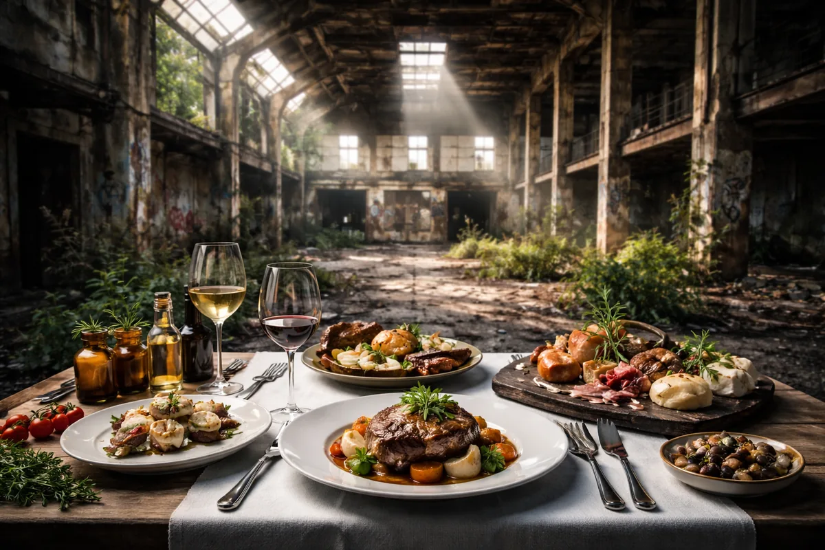 Comment réaliser un voyage gastronomique à travers l'urbex