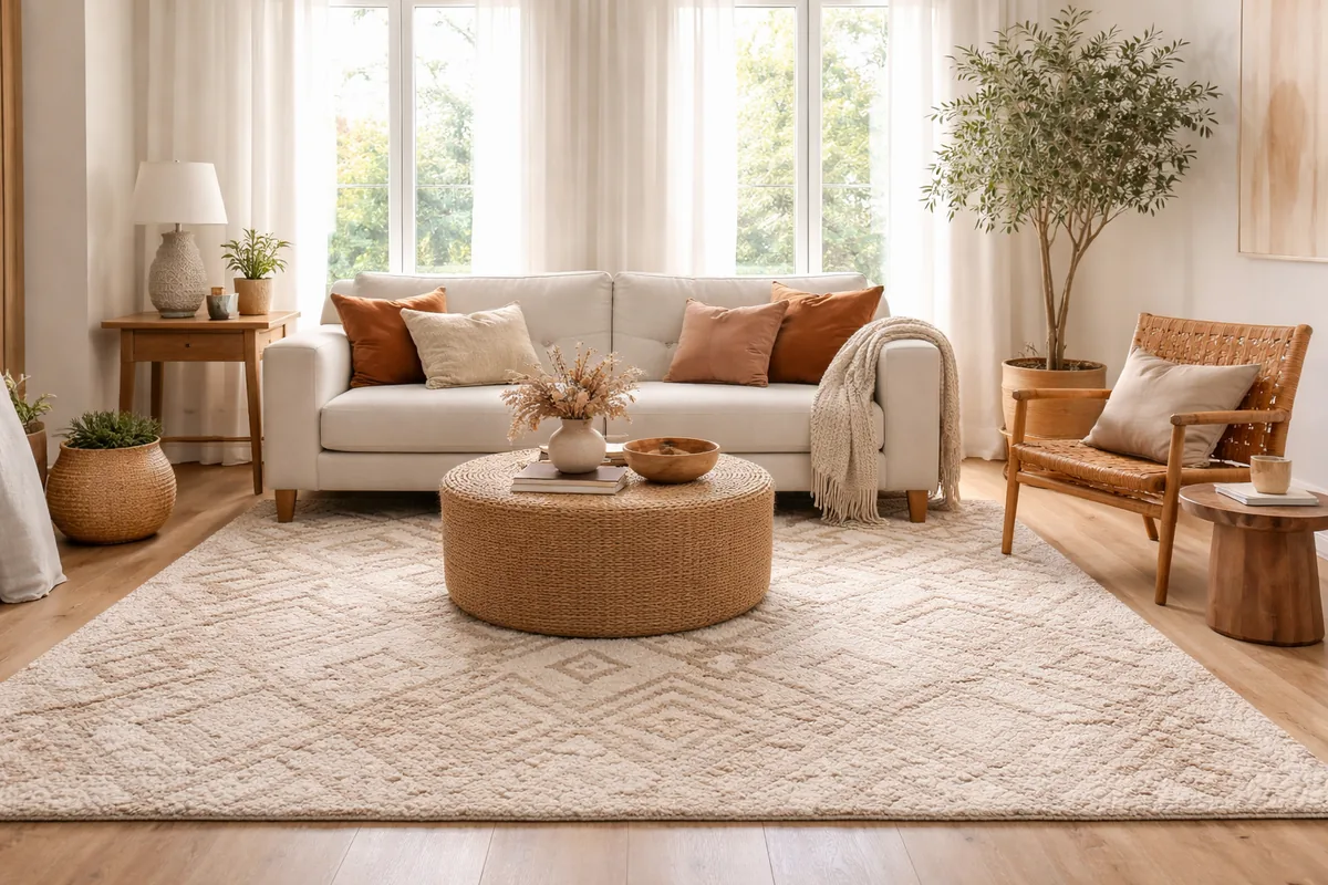 Quel type de tapis choisir pour un salon chaleureux